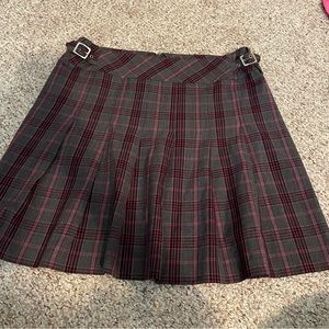 Vintage Fashion Bug Plaid Skirt
